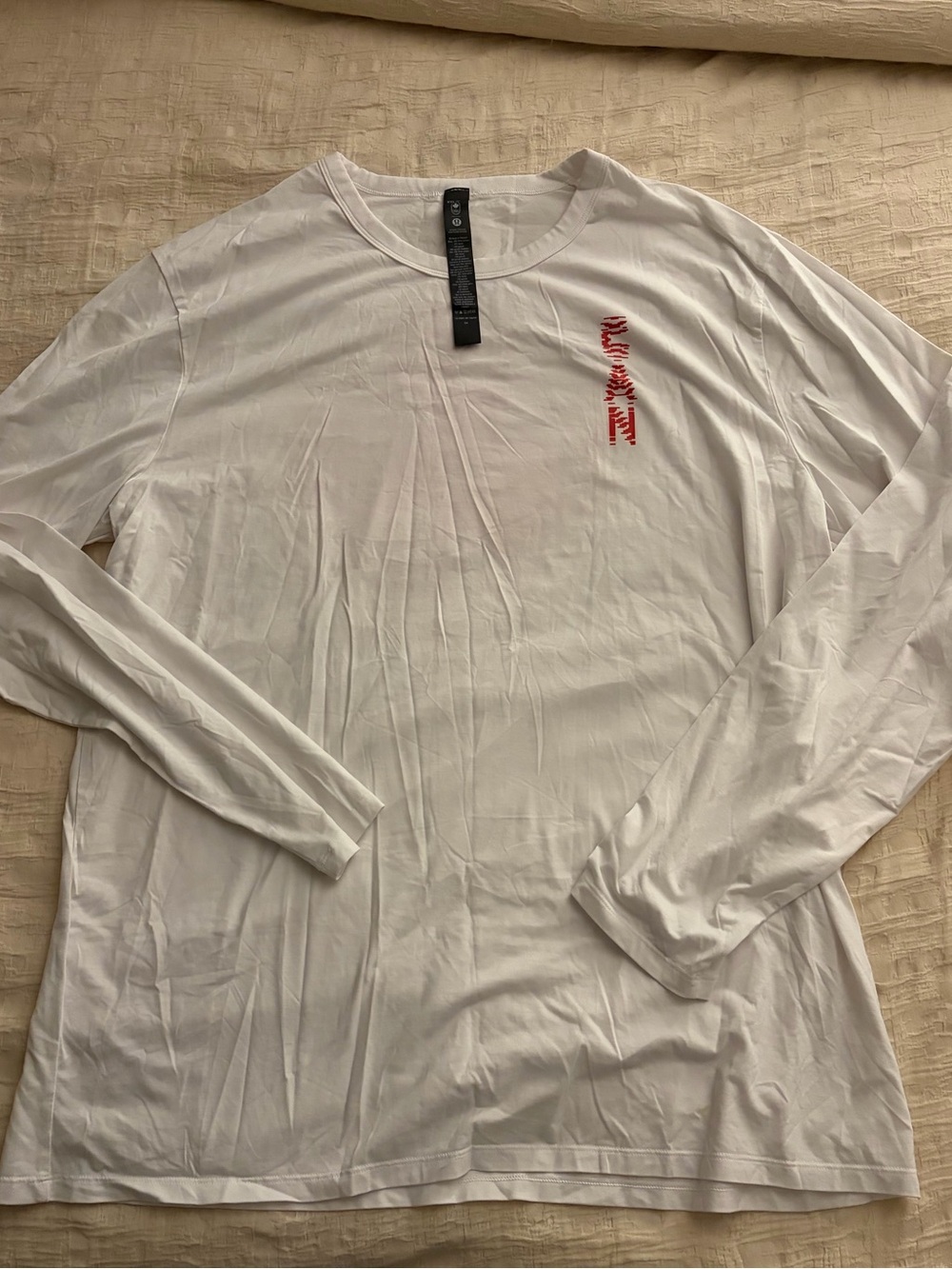 Lululemon Fundamental LS White Canada Shirt